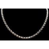 Hammered Rolo Link Chain